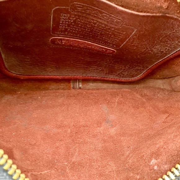 Vintage Coach Wristlet - Creed is 9912, Made in NYC  with glue in registration - Picture 11 of 12